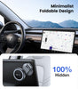 Tesla Phone Mount【Strongest Magnet Power】 Foldable Hidden Tesla Phone Holder Fit for All Phones, Tesla Model 3/Y/Cybertruck Accessories, Tesla Model 3 Model Y for MagSafe Car Mount