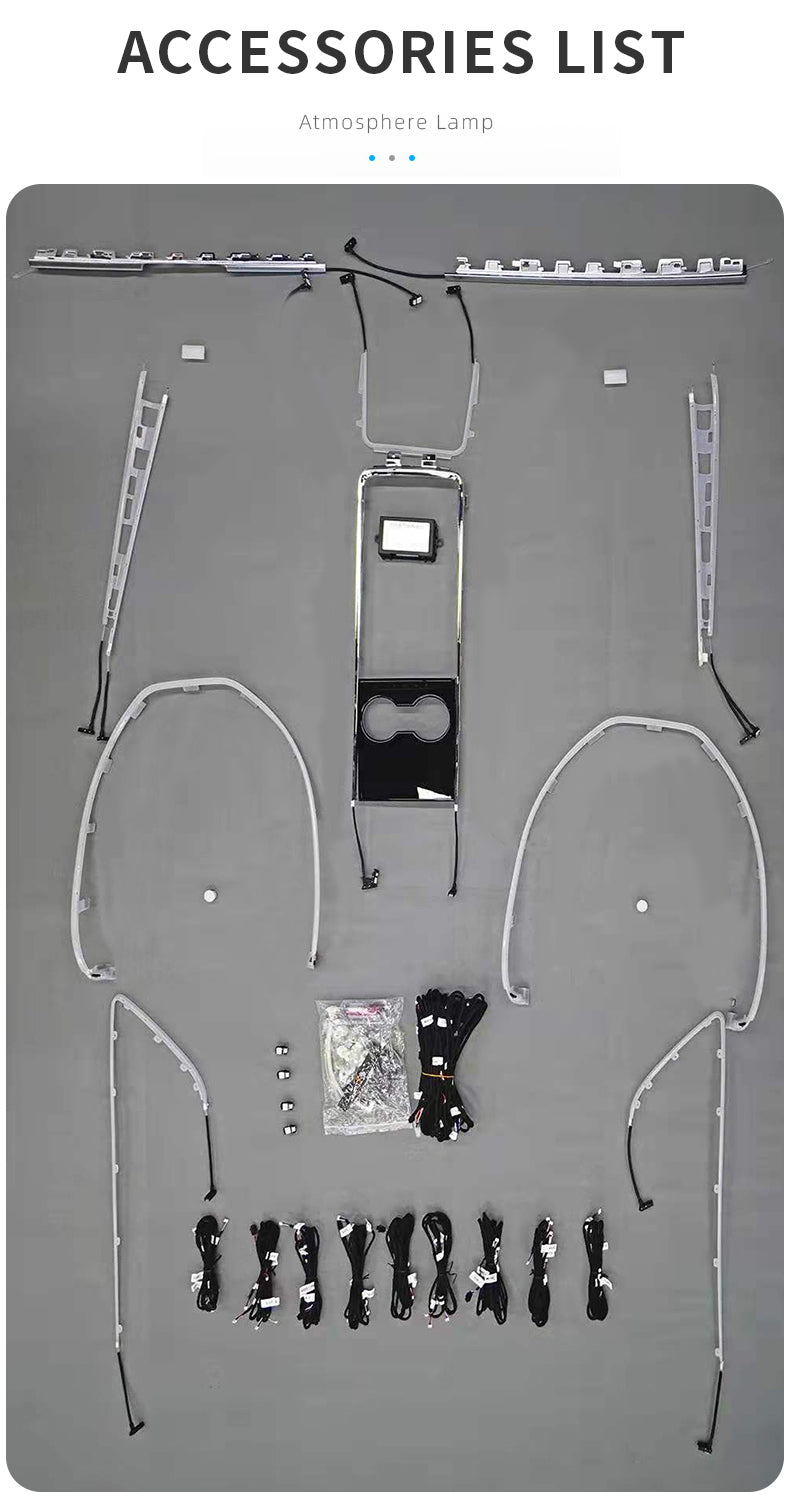 2018-2022 Tesla Model 3 & Model Y Full Ambient Lighting Kit
