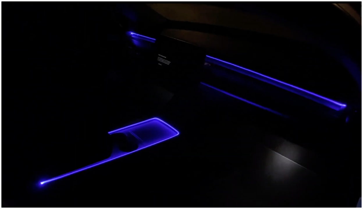 2021-2022+ Tesla Model 3 & Y Center Console & Dashboard Ambient Lighting Kit