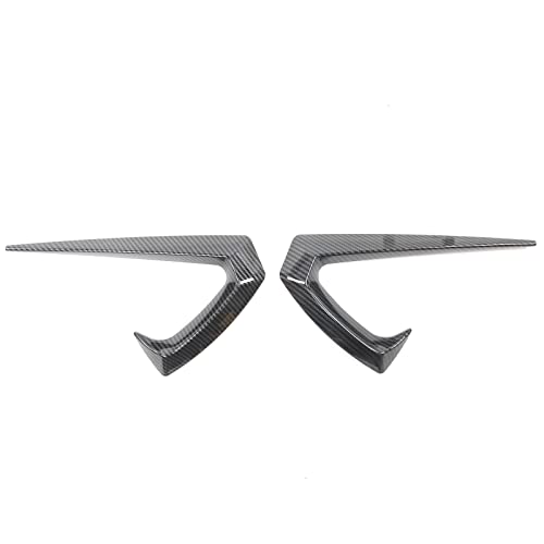 Side Fender Vents Compatible With 2020-2022 Tesla Model Y, Carbon Fiber Print ABS Plastic Driver Passenger Side Air Flow Camera Vent Cover Decor Trim 2PC, 2021