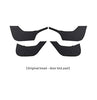 Black Microfiber Leather Anti-Kick Pad Protector Stickers for Tesla Model Y 2020-2021
