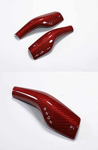 Real Carbon Fiber Red Column Shifter