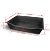 Under Seat ABS Flocking Storage Organizer Tray for 2020 2021 2022 2023 Tesla Model Y (2PCS)