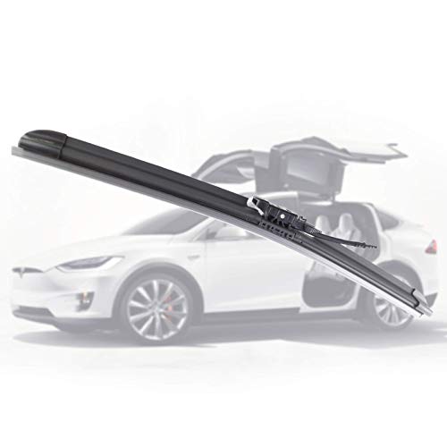Windshield Wiper Blades for Tesla Model X,Wiper Blade Kit with Integrated Washing