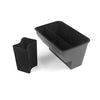 Tesla Model Y Storage Box Under Rear Air Outlet Organizer Rear ABS Flocking Box (Rear Middle ABS Flocking Box)