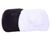 Soft Auto Car Neck Pillow - Plush Headrest Support Cushion for Pain Relief - Black