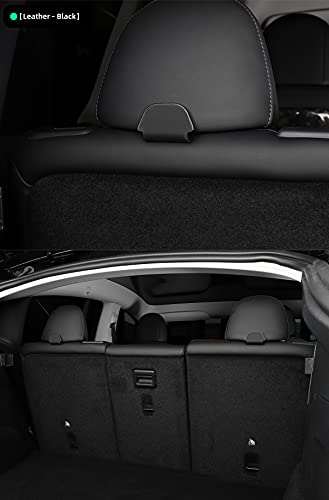 2nd Row Rear Seat Headrest Trunk Storage Hooks for Tesla Model Y (Red Suede)