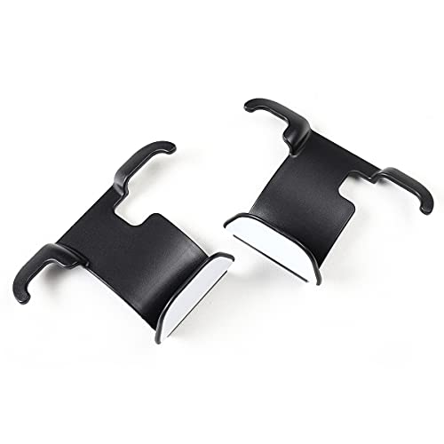 2nd Row Rear Seat Headrest Trunk Storage Hooks for Tesla Model Y (White)
