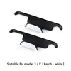 Front Seat Headrest Storage Hooks for Tesla Model 3 & Y (White)