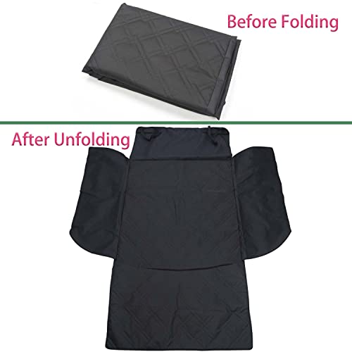 Pet Cargo Liner Cover for Ford Mustang Mach-E 2021, Trunk Mat for Dogs, Scratchproof Nonslip Backing with Bumper Flap Protection