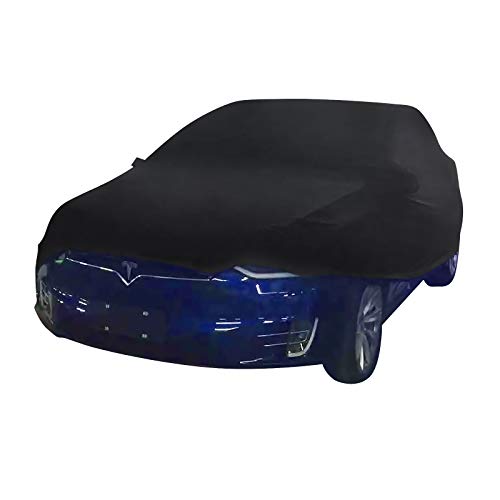 Tesla Model X Car Cover Sedan Cover UV Protection Windproof Dust Proof Scratch Proof Outdoor Full Car Cover for Tesla Model X (Black, Tesla Model X)