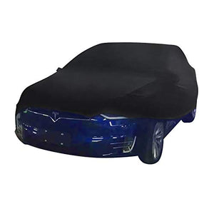 Tesla Model X Car Cover Sedan Cover UV Protection Windproof Dust Proof Scratch Proof Outdoor Full Car Cover for Tesla Model X (Black, Tesla Model X)