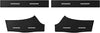 Carbon Fiber Front and Rear Door Sill Protectors for 2020-2022 Tesla Model Y (Protective Film Modification)