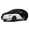Waterproof Car Cover Compatible with Tesla Model Y 2020 2021 2022, 300D All Weather Model Y Cover with Ventilated Mesh, Charge Port and Driver Side Zipper, Snowproof UV Windproof Exterior Car Cover