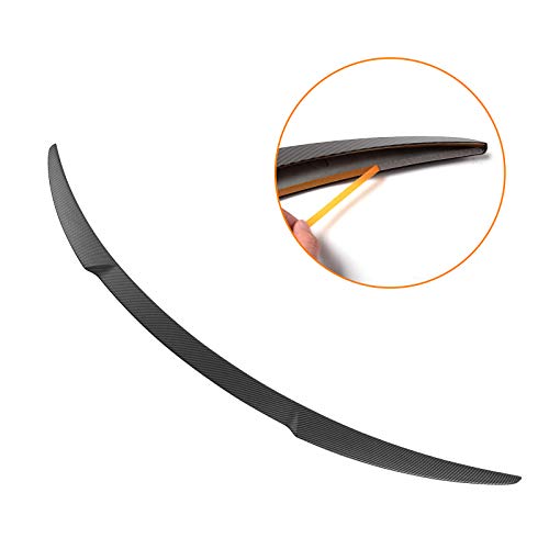 Tesla Model Y Spoiler Wing Performance Rear Trunk Lip Tail Car Styling Kits 2020 2021 Tesla Model Y Accessories (Matte Carbon Fiber Pattern)