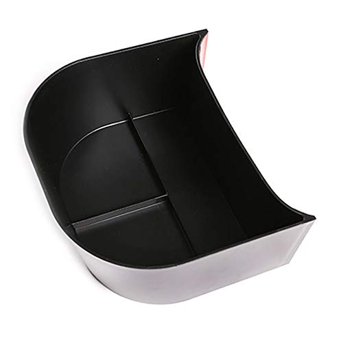 Car Accessories Fit for Tesla Model 3 & Model Y ABS Black Car Rear Storage Box Two-Row Sundries Storage Box Car Storage Box