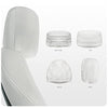 Uniquely Designed Headrest Pillow with Head and Spine Cushion for Tesla Model 3 & Y (White-1 Piece)