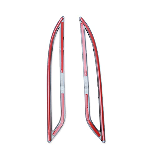 Carbon Fiber Style Rear Fog Lights Lamps Covers for 2020-2022 Tesla Model Y(Not fit Any Other Tesla Model) 2-pc