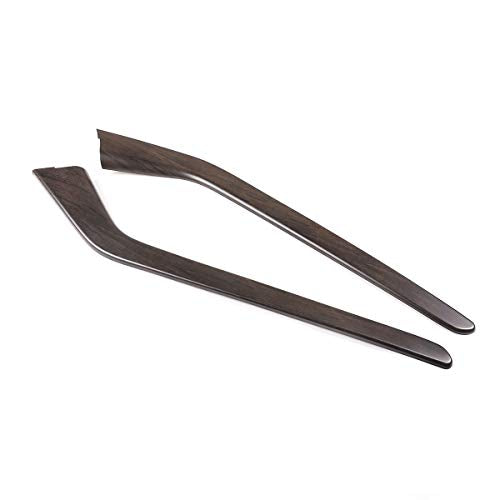 ABS Chrome Car Center Console Decoration Strips Trim Accessories for Tesla Model 3 2016-2019 for Tesla Model Y 2017-2020 (Oak Wood Grain)
