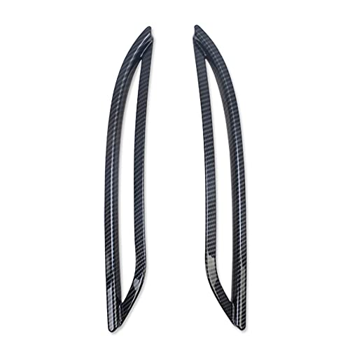 Carbon Fiber Style Rear Fog Lights Lamps Covers for 2020-2022 Tesla Model Y(Not fit Any Other Tesla Model) 2-pc
