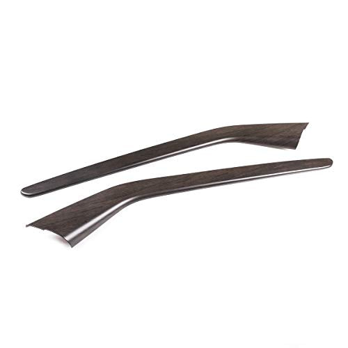 ABS Chrome Car Center Console Decoration Strips Trim Accessories for Tesla Model 3 2016-2019 for Tesla Model Y 2017-2020 (Oak Wood Grain)