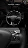 Steering Wheel Frame/Trim for 2017-2022 Tesla Model 3 & Y (Gloss Carbon Fiber Pattern)