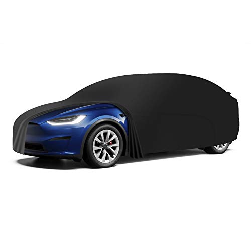 Tesla Model X Car Cover Sedan Cover UV Protection Windproof Dust Proof Scratch Proof Outdoor Full Car Cover for Tesla Model X (Black, Tesla Model X)