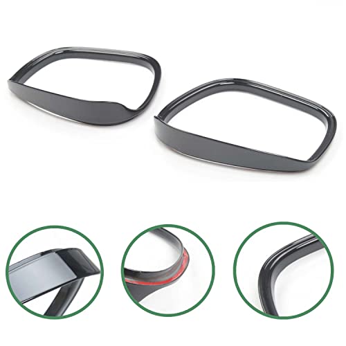 2Pcs Car Rear View Mirror Rain Visor Guard, Carbon Fiber Car Side Mirror  Rain Eyebrow Guard, Auto Mirror Rain Visor, Car Exterior Trim Accessories