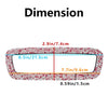 Bling Crystal Pink Rear View Mirror Cover for Tesla Model S, 3, X, & Y