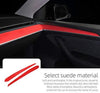Alcantara Red Door Panel Trim Wrap/Sticker for 2021 Tesla Model 3 & Y