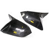 Real Carbon Fiber Horn Style Side Mirror Covers for Tesla Model Y (Matte Carbon Fiber)