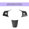Tesla Model 3 & Model Y Steering Wheel Covers - Glossy Carbon Fiber Pattern