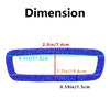 Bling Crystal Blue Rear View Mirror Cover for Tesla Model S, 3, X, & Y