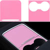 Center Console Wrap Compatible with 2021 Tesla Model 3/Y PVC Material Center Console Cover Interior Decoration Wrap Kit for 2021 Tesla Model 3 Model Y Accessories (Frosted Pink)