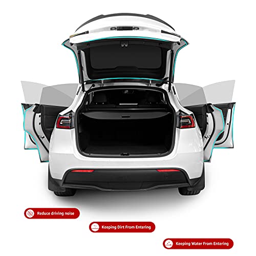 Noise Reduction Door Seal Kit for Tesla Model Y 2020 2021+