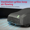 Tesla Model Y Car Cover All-Weather UV Protection Full Exterior Accessories with Charge Port Opening & Ventilated Mesh for Model Y 2020 2021 2022 2023 Gen 2