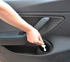 Car Silicone Trash Can with Lid Car Cup Holder Trash Bin Auto Vehicle Car Garbage Can Bin Use in Auto Home Office (Black)