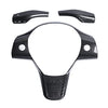 Tesla Model 3 & Model Y Steering Wheel Cover Combo With Gear Shift Covers,Steering Wheel Accessories Carbon Fiber Style Cover Gear Shift Covers Carbon Fiber Inner Decoration for Tesla Model 3 Model Y