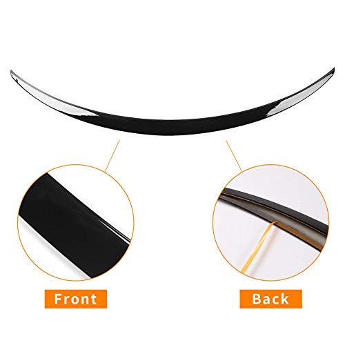Rear Trunk Performance Spoiler for Tesla Model Y (Gloss Black)