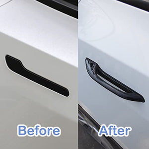 Easy to Open Add On Door Handles for Tesla Model 3 & Y (Matte Black-4 Piece Set)