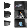 Fit Tesla Model Y Trunk Organizer Rear Trunk Storage Box Side Packets Tray Bins For Tesla Model Y Accessories 2020 2021(Rear Trunk Side Boxes (Lid With Hole))