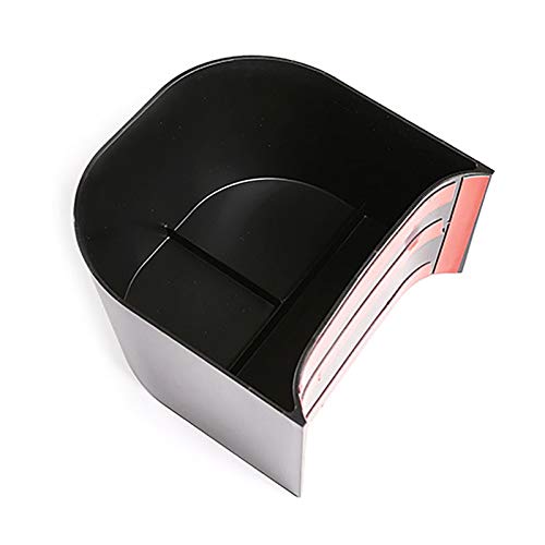 Car Accessories Fit for Tesla Model 3 & Model Y ABS Black Car Rear Storage Box Two-Row Sundries Storage Box Car Storage Box