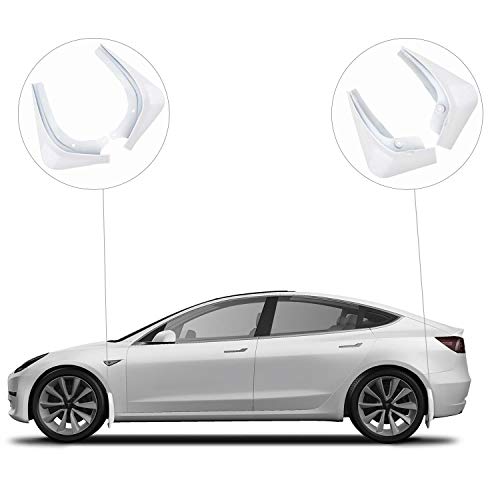 Tesla Model S Mud Flaps Splash Guards(Set of Four)