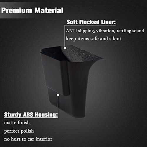 Tesla Center Console Organizer for Tesla Model 3 Model Y Driver Seat Side Gap Organizer Pocket Tray Storage Box Tesla Model 3 Model Y Accessories (Flocked)