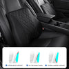 Ultimate Seat Comfort Package for Both Front Seats for Tesla Model 3 & Y (Headrest Cushion, Back Cushion & Seat Cushion-Black)