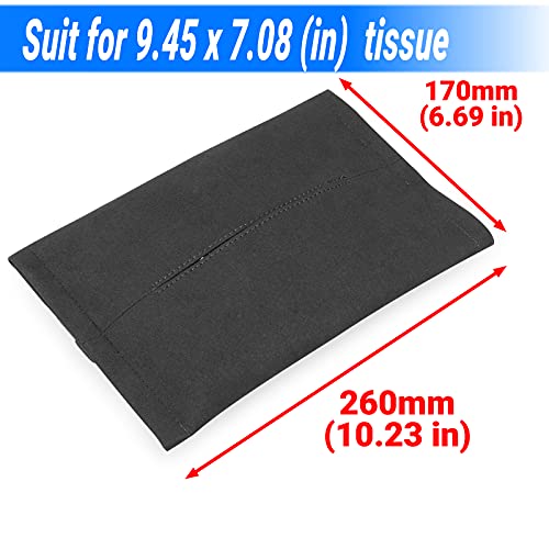 Tesla Model 3 Model Y Tissue Holder Center Console Tissue Holder Model 3 Model Y Interior Accessories Compatible with Tesla Model 3 Model Y