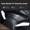 White Carbon Fiber Gear Shift Selector Cover for Tesla Model 3 & Model Y