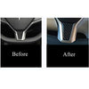 Steering Wheel Carbon Fiber Sticker for Tesla Model S and Model X