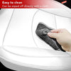 Tesla Model Y Leather Seat Extender Cushion Pad for Front and Rear Seats (White)