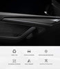 Alcantara Grey Door Panel Wrap for 2021-2022 Tesla Model 3 & Y